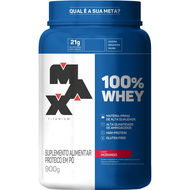 100% Whey (900g) - Max Titanium