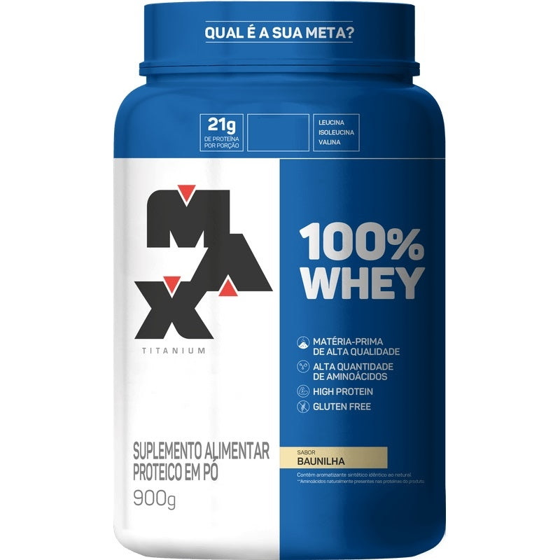 100% Whey (900g) - Max Titanium