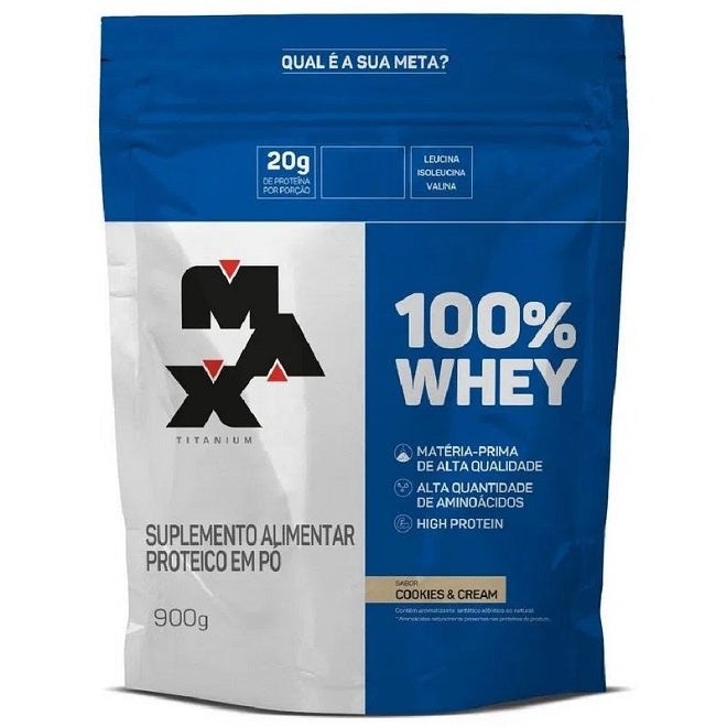 100% Whey (900g) - Max Titanium