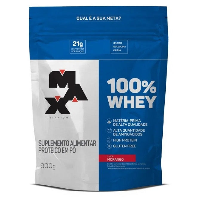 100% Whey (900g) - Max Titanium