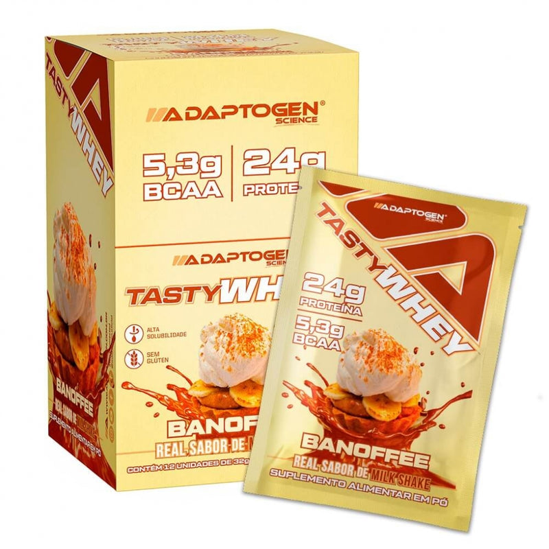 Tasty Whey Display Sachê (12 unid. 34g) - Adaptogen