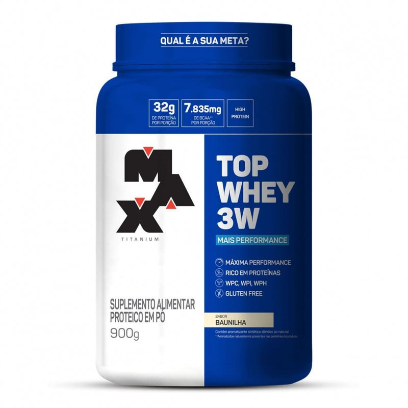 Top Whey 3W (900g) - Max Titanium