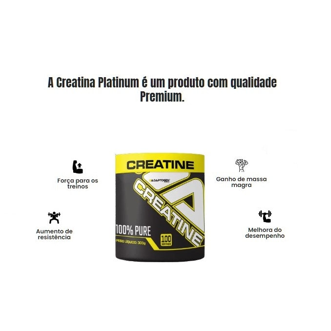 Creatina 100% Pura (300g) - Adaptogen