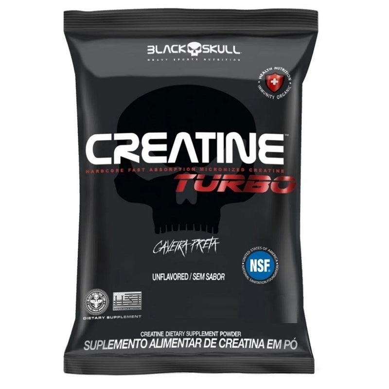 Creatina Turbo Refil (500g) - Black Skull