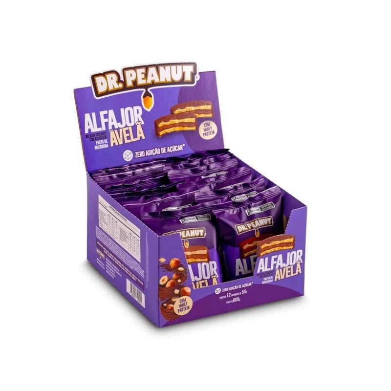 Alfajor Dr. Peanut (12 unid. 55g) - Dr. Peanut