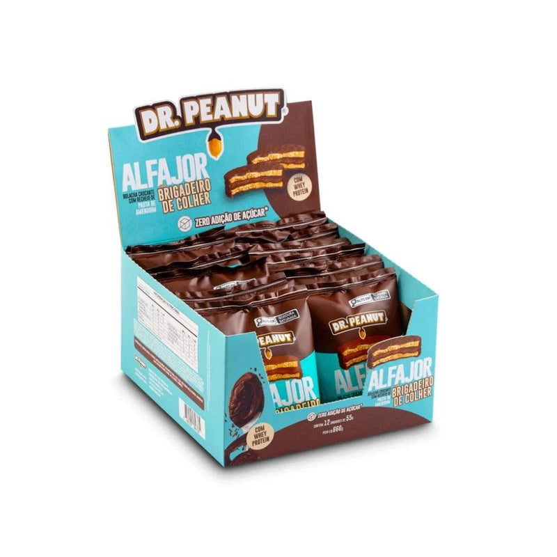 Alfajor Dr. Peanut (12 unid. 55g) - Dr. Peanut