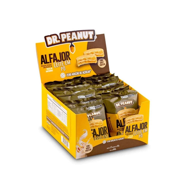 Alfajor Dr. Peanut (12 unid. 55g) - Dr. Peanut