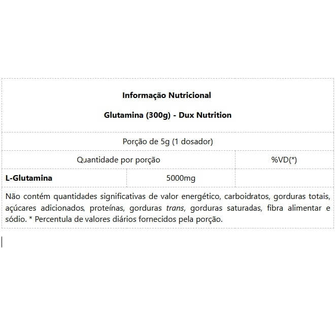 Glutamina (300g) - Dux Nutrition