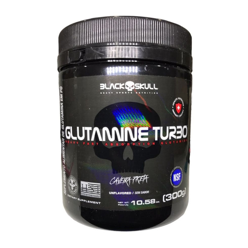 Glutamina Turbo (300g) - Black Skull