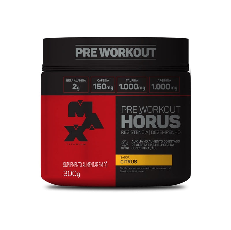 Pré Treino Hórus (300g) - Max Titanium