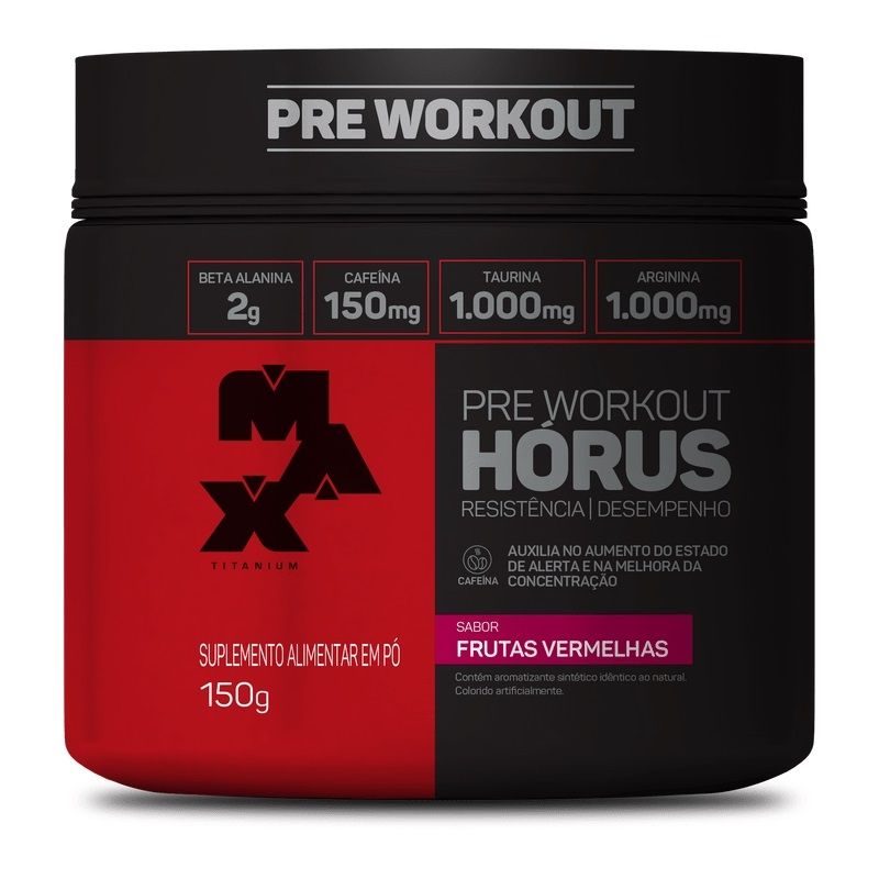 Pré Treino Hórus (150g) - Max Titanium