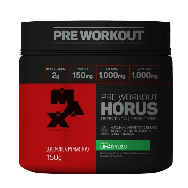 Pré Treino Hórus (150g) - Max Titanium