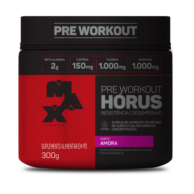 Pré Treino Hórus (300g) - Max Titanium