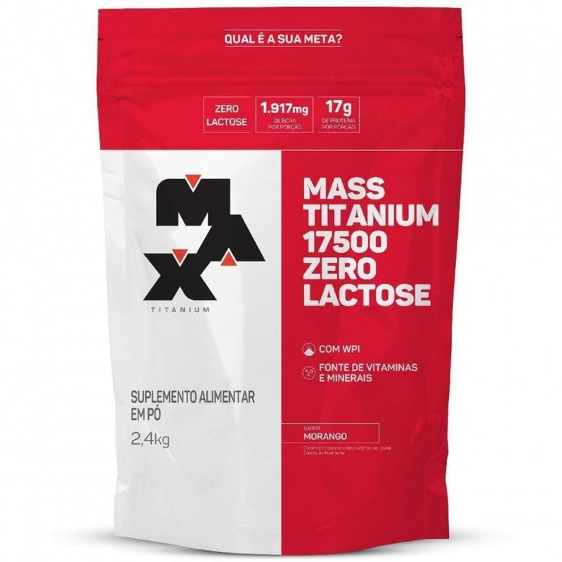 Mass Titanium 17500 Zero Lactose (2,4kg) - Max Titanium