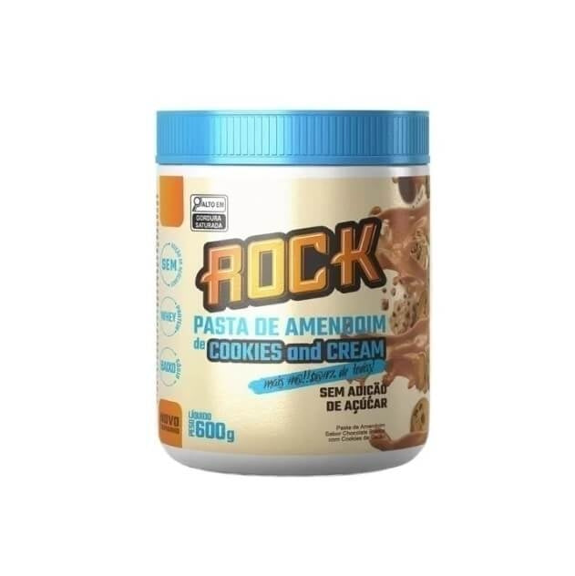 Pasta de Amendoim Whey Rock (600g) - Rock