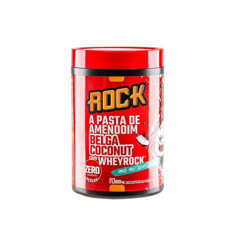 Pasta de Amendoim Whey Rock (1kg) - Rock