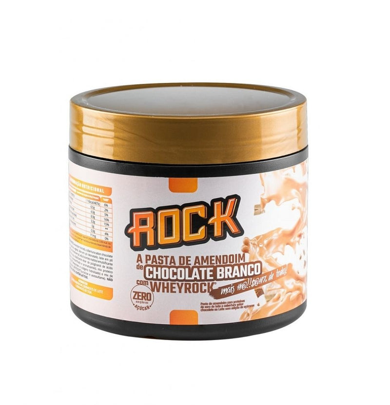 Pasta de Amendoim Whey Rock (600g) - Rock