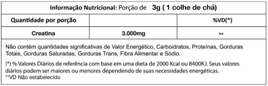 Creatina 100% Pura (300g) - Adaptogen