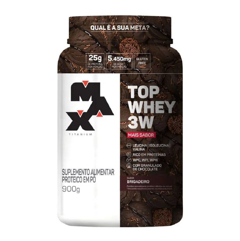 Top Whey 3W (900g) - Max Titanium