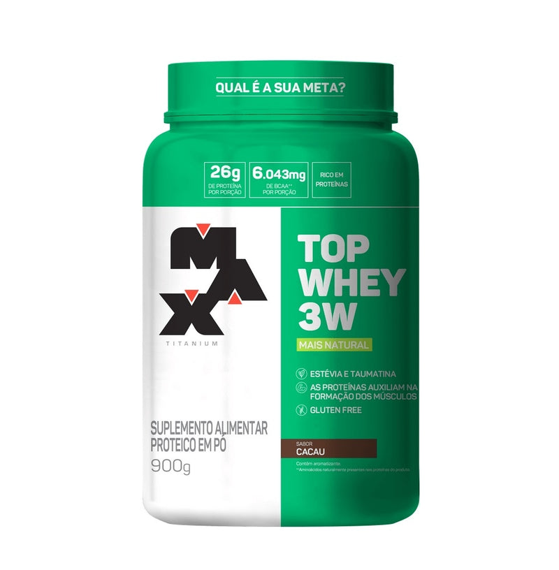 Top Whey 3W (900g) - Max Titanium