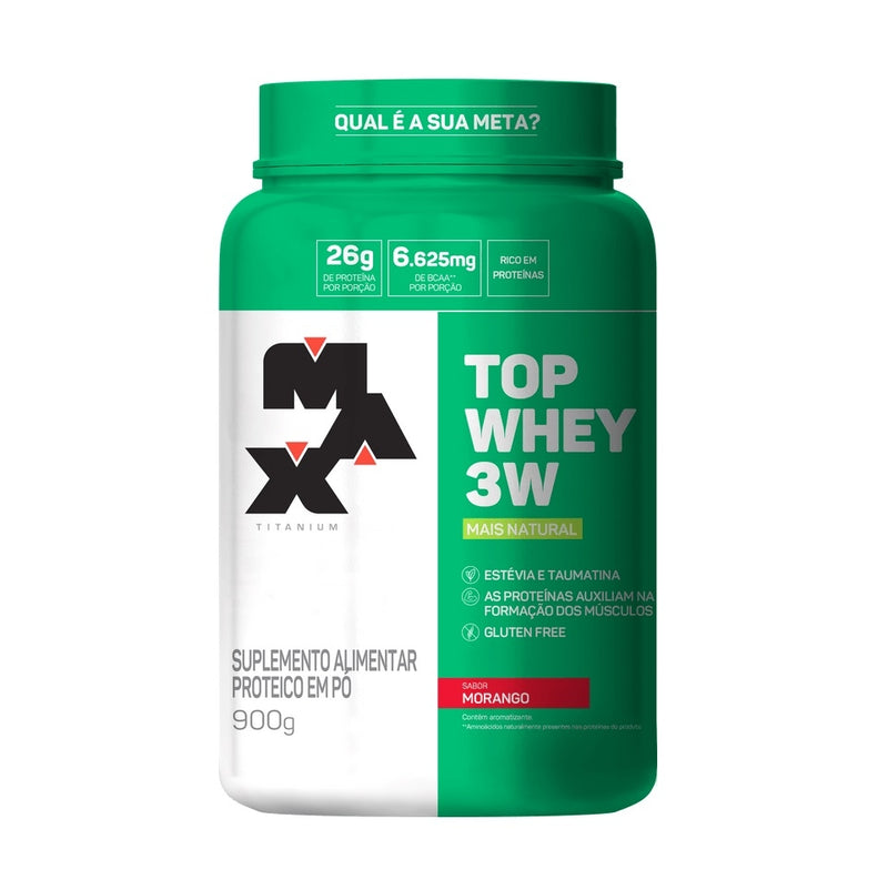 Top Whey 3W (900g) - Max Titanium