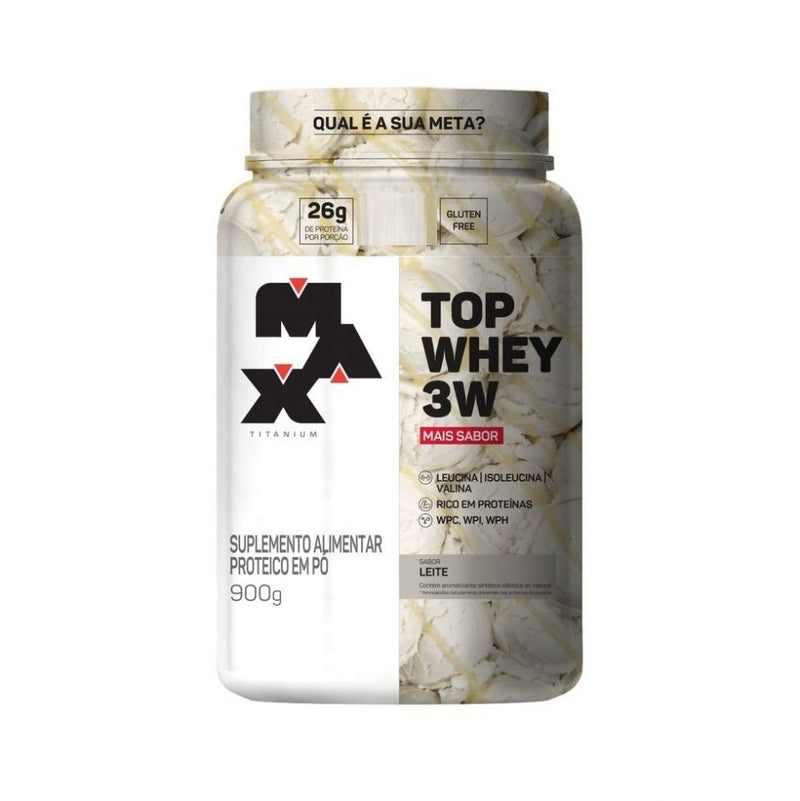 Top Whey 3W (900g) - Max Titanium