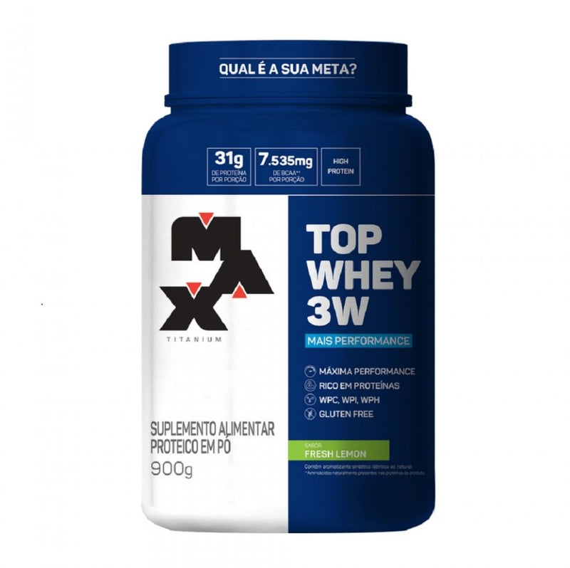 Top Whey 3W (900g) - Max Titanium