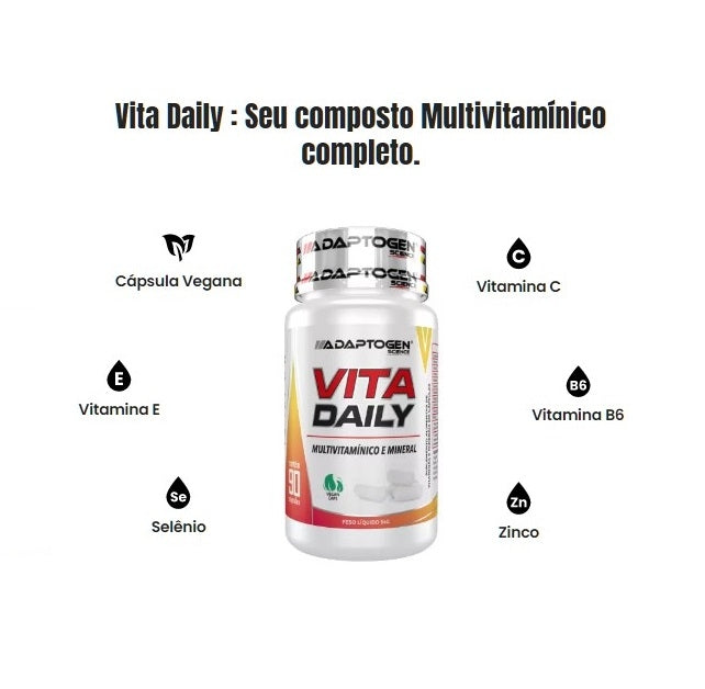 Vita Daily (90 caps) - Adaptogem