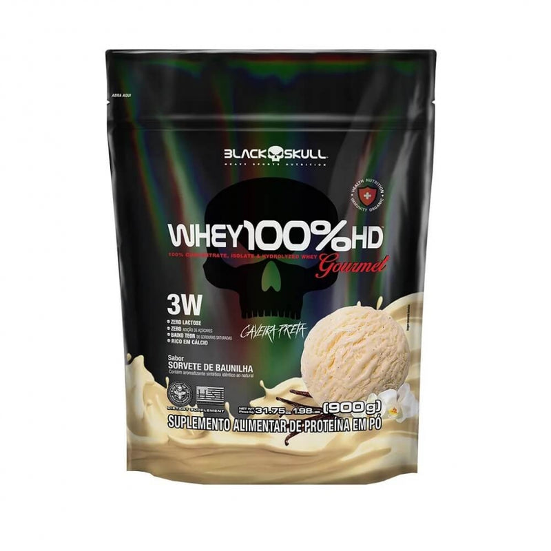 Whey 100% HD Gourmet Refil (900g) - Black Skull