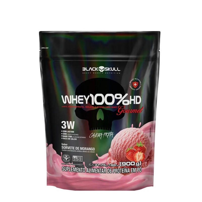 Whey 100% HD Gourmet Refil (900g) - Black Skull