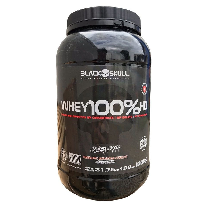 Whey 100% HD Pote (900g) - Black Skull