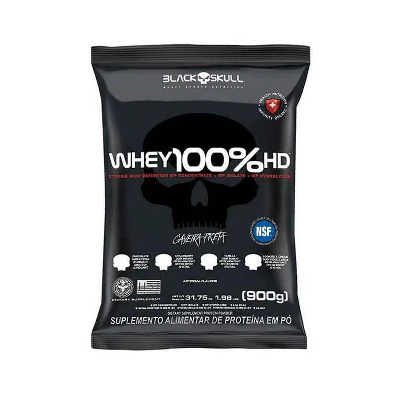 Whey 100% Refil (900g) - Black Skull