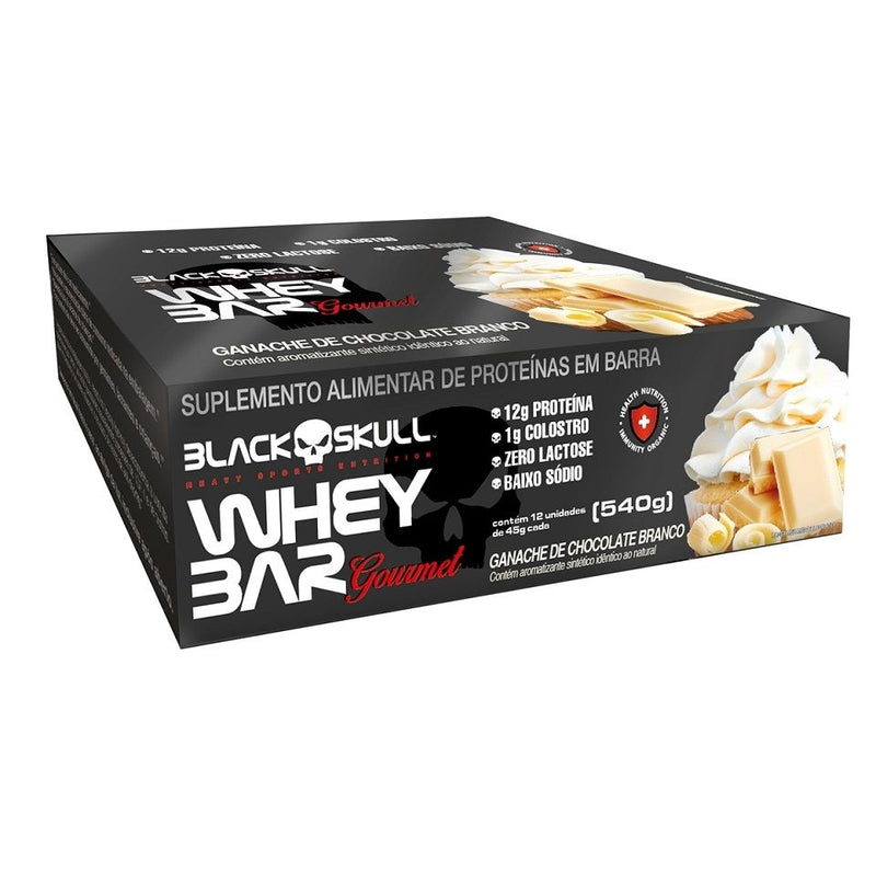 Whey Bar Gourmet (12 Unid. 45g) - Black Skull