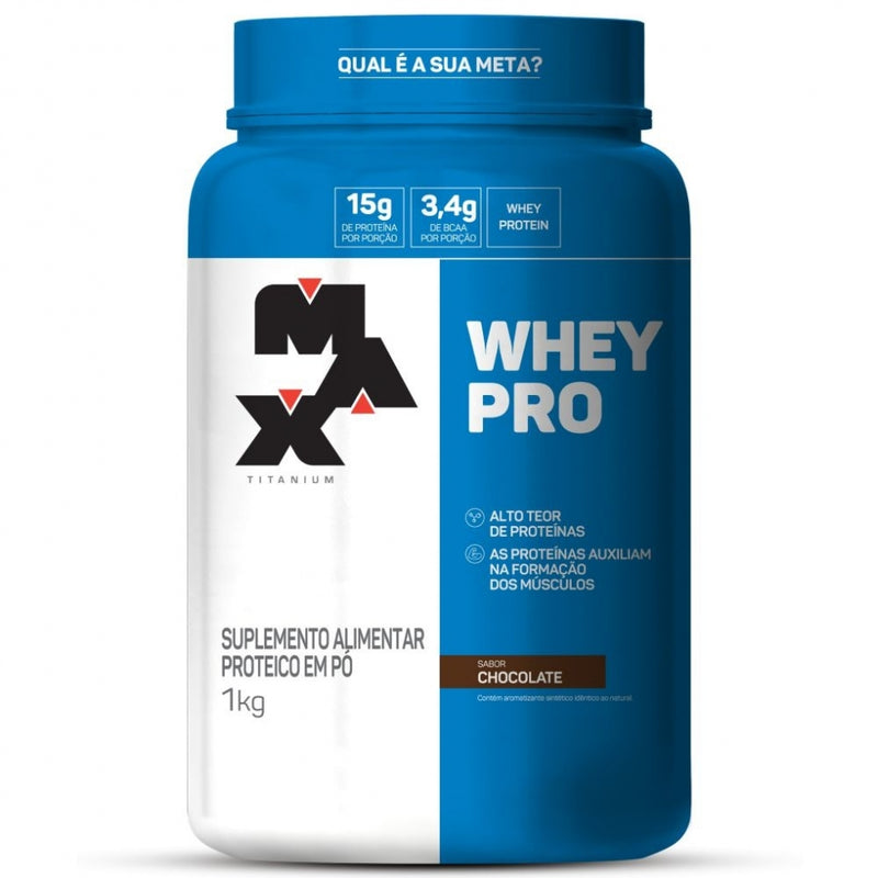 Whey Pro Pote (1kg) - Max Titanium