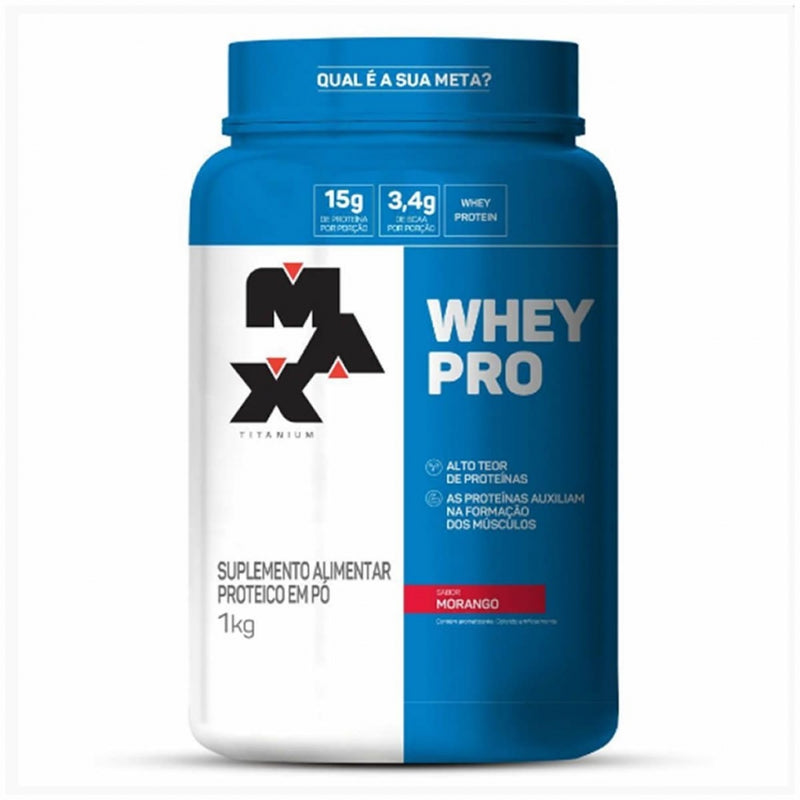 Whey Pro Pote (1kg) - Max Titanium